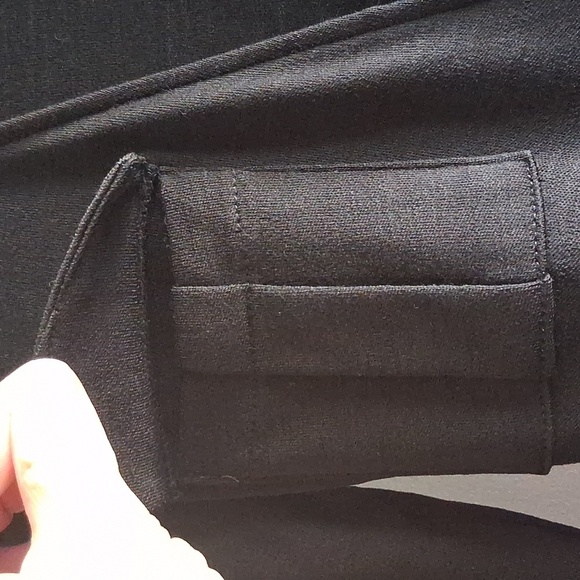 Diane Von Furstenburg DVF Black Wool Wrap Dress Sz 6 - Picture 8 of 10